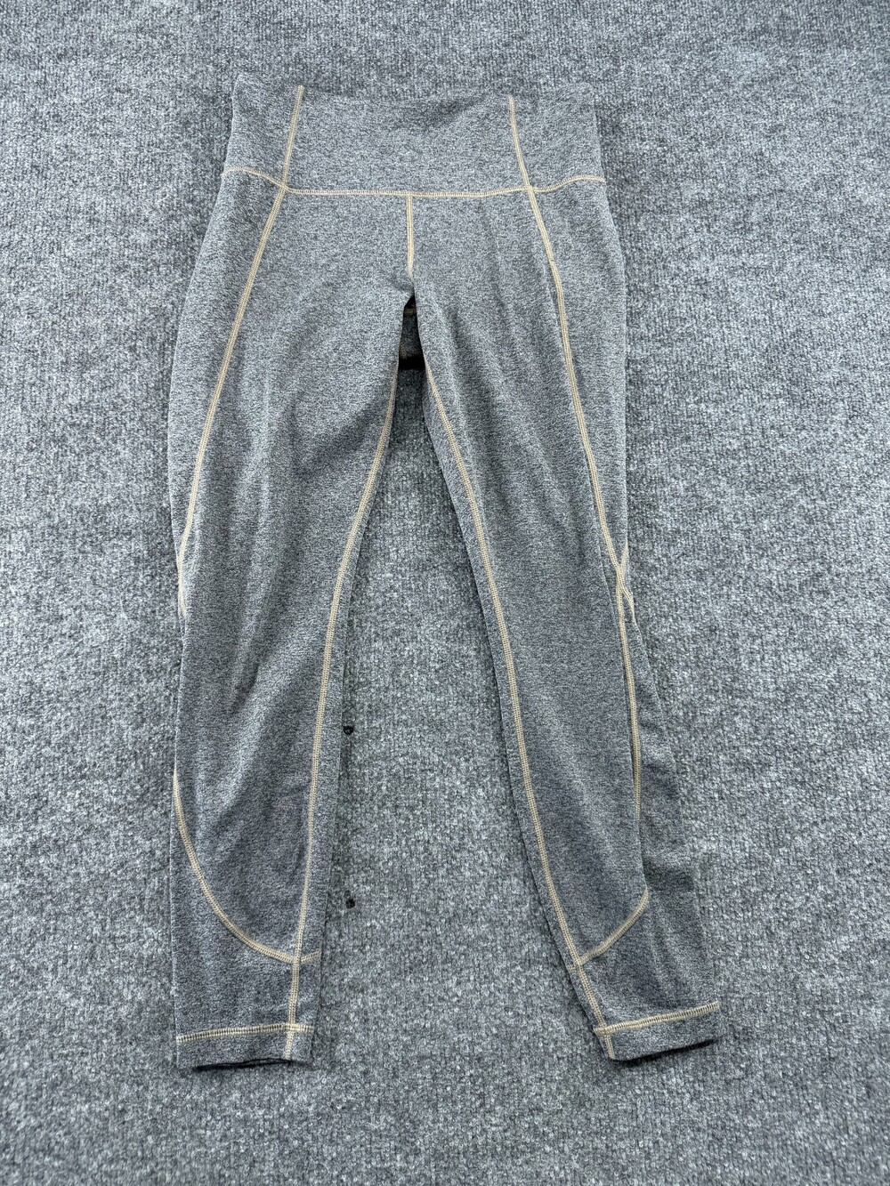 Athleta Leggings Womens Small Gray High Rise Ankle Yoga Gym Pants Stretch